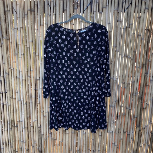 rayon swing dress